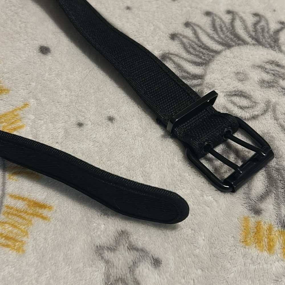 Black belt with holes